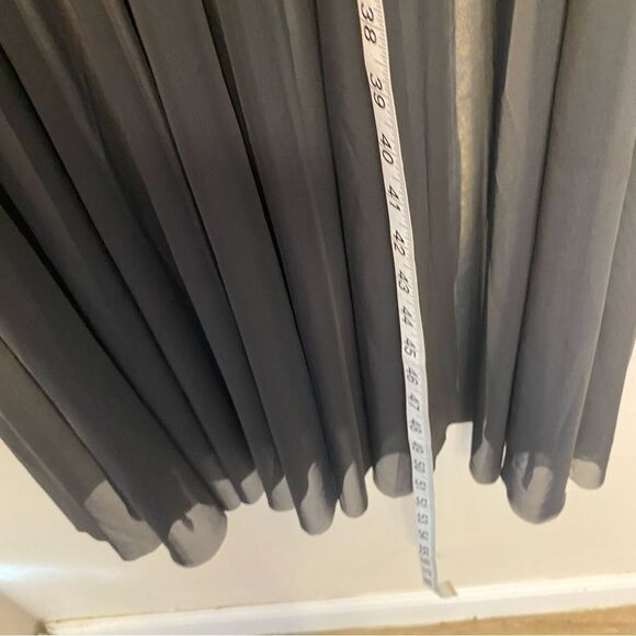 Weissman Elite Dance costume red black maxi mesh dress Alejandro D12165 MA adult - Picture 8 of 12